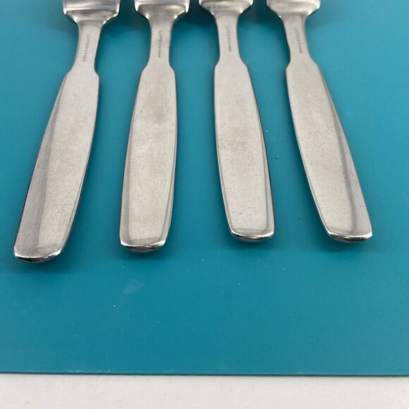 Towle Lauffer KRONOS Dinner Forks 7 1/2” Stainless Flatware Set of 4 Japan 18/8 - Picture 6 of 9